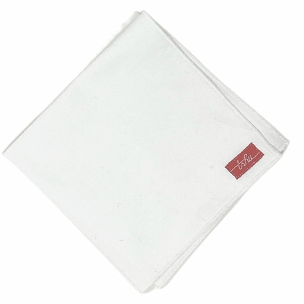 white cotton handkerchief