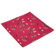 TSHU Jack, mouchoir rose et noir en retailles de tissu zéro déchet